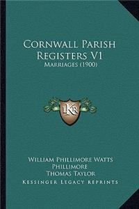 Cornwall Parish Registers V1