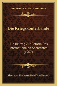 Die Kriegskonterbande