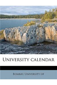 University calendar Volume 1886-87