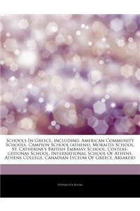 Articles on Schools in Greece, Including