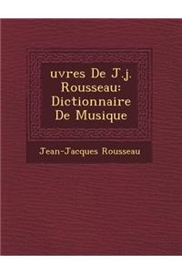 &#65533;uvres De J.j. Rousseau
