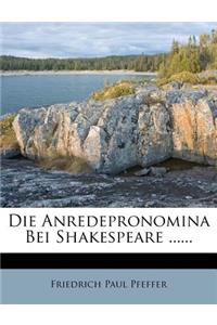 Die Anredepronomina Bei Shakespeare ......