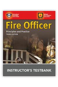 Fire Officer: Principles and Practice Instructor's Testbank