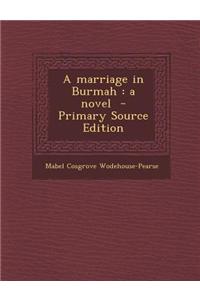 A Marriage in Burmah