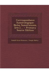 Correspondance Sumerologique