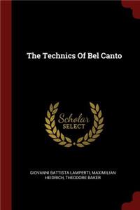 The Technics of Bel Canto