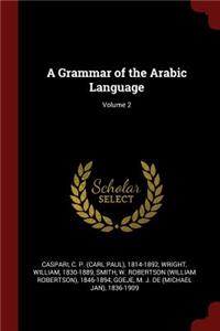 Grammar of the Arabic Language; Volume 2