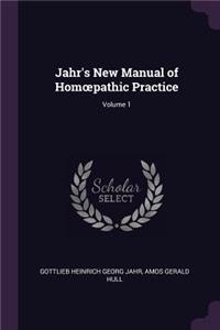 Jahr's New Manual of Homoepathic Practice; Volume 1