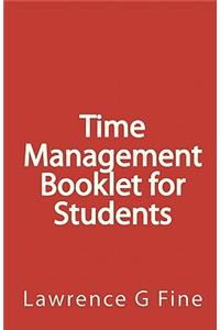 Time Management Booklet for Students