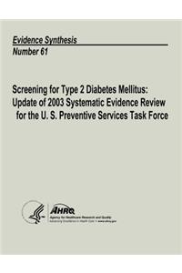 Screening for Type 2 Diabetes Mellitus
