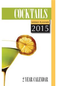 Cocktails Weekly Planner 2015