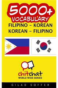 5000+ Filipino - Korean Korean - Filipino Vocabulary