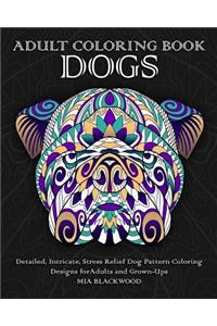 Adult Coloring Book Dogs