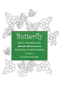 Butterfly Adult Coloring Book, Volume 3