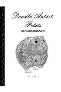 Doodle Artist - Petits animaux: Livre de coloriage pour adultes