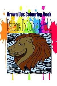 Grown Ups Colouring Book Patterns to Color in Vol. 2 Mandalas
