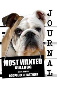 Most Wanted Bulldog Journal