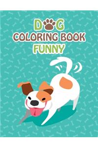 Dog Coloring Book Funny