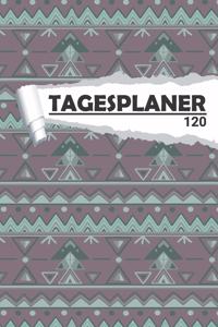 Tagesplaner Retro Muster Abstrakt