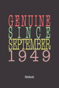 Genuine Since September 1949
