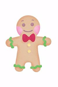 Christmas Gingerbread Man Notebook