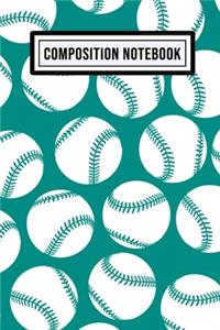 Softball Composition Notebook