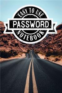 Easy to Use Password Notebook