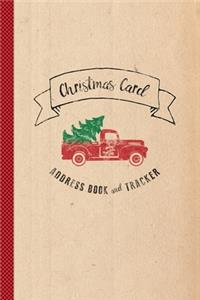Christmas Card Address Book & Tracker