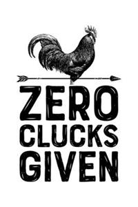 Zero Clucks Given
