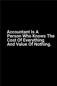 Funny Tax Accountant CPA Blank College Ruled Line Paper