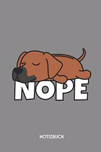 Nope Notizbuch