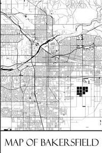 Map of Bakersfield