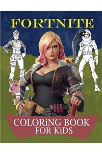 Fortnite Coloring Books for Kids: Unofficial Fortnite Coloring Book with Characters, Weapons and Different Skins