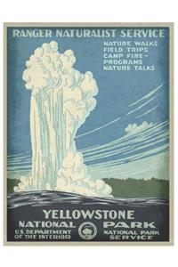 Yellowstone Oversized 8.5x11, 150 Page Lined Blank Journal Notebook