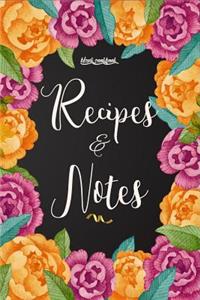 Blank Cookbook Recipes & Notes