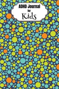 ADHD Journal for Kids - With Writing Prompts (Cover - Dots 3)