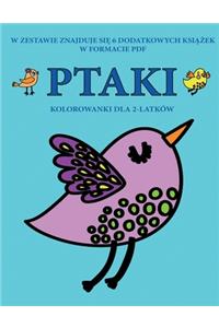 Kolorowanki dla 2-latków (Ptaki)