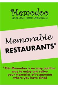 Memodoo Memorable Restaurants