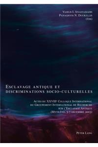 Esclavage Antique Et Discriminations Socio-Culturelles
