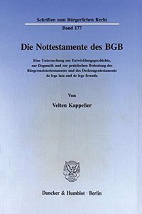Die Nottestamente Des Bgb