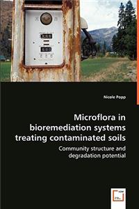 Microflora in bioremediation systems treating contaminated soils