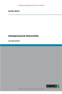 Entrepreneurial Universities