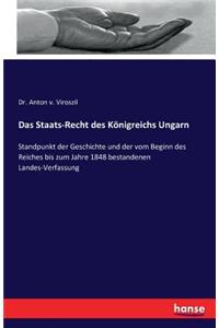 Das Staats-Recht des Königreichs Ungarn