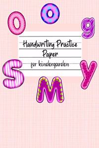 Handwriting Practice Paper for Preschool