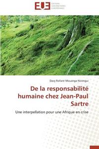 De la responsabilité humaine chez jean-paul sartre