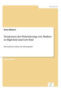 Tendenzen der Polarisierung von Marken in High-End und Low-End