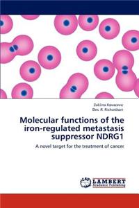Molecular functions of the iron-regulated metastasis suppressor NDRG1