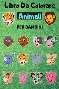 Libro Da colorare Animali Per Bambini