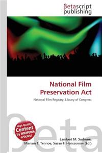 National Film Preservation ACT