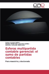 Esferas multipartida contable gerencial